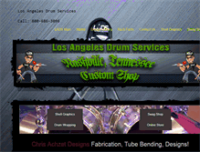 Tablet Screenshot of customdrumracks.com